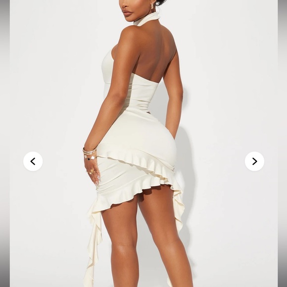 Chic Cream Ruffle Mini Skirt - Picture 2 of 2